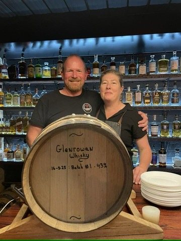 Glenrowan Whisky barrel at The Blind Pig